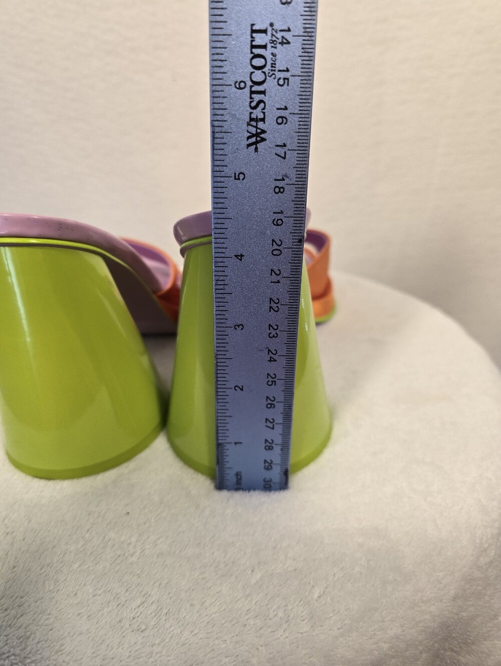 Circus By SAM EDLEMAN Barbiecore 4.5 Inch Cone Heel Retro Slide Cosplay Shoes7.5 - Picture 6 of 16